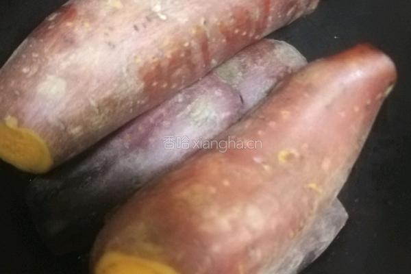 电饭锅版烤红薯的做法图解4