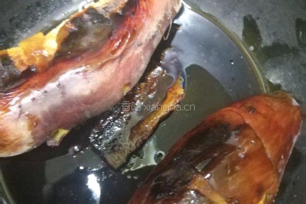 电饭锅版烤红薯的做法图解5