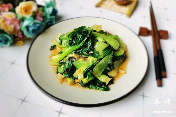 炝炒小青菜的做法图解10