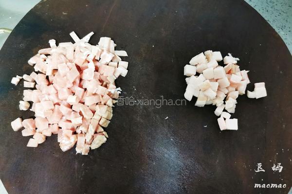 肉丁炒豇豆的做法图解2