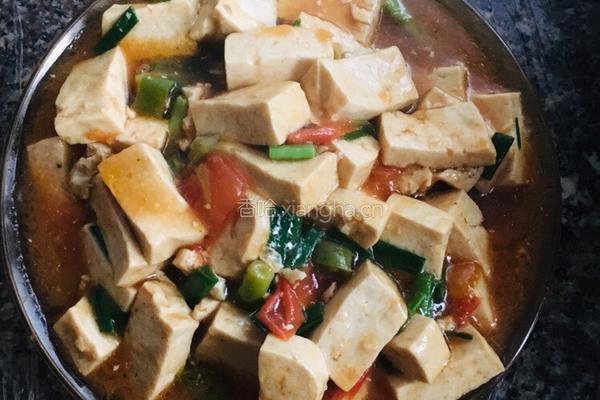 番茄豆腐