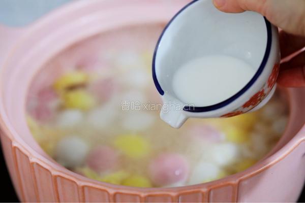 蛋花酒酿汤圆的做法图解10