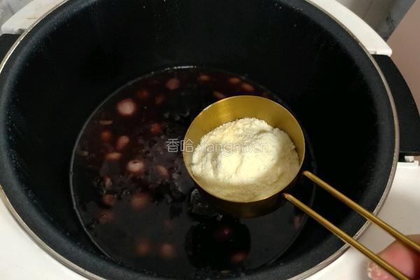 奶香杂粮粥的做法图解5