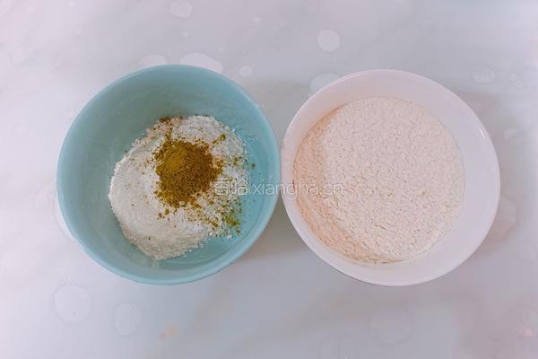 抹茶玫瑰花包的做法图解3