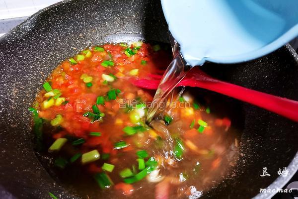 菠菜汁疙瘩汤的做法图解9