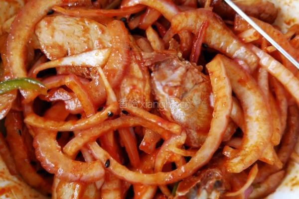 韩式炒鸭肉的做法图解5