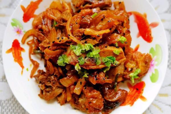 韩式炒鸭肉的做法图解8