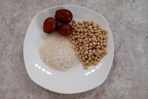 米润豆浆（红枣味）的做法图解1