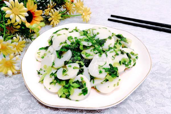 萝卜缨子炒年糕的做法图解20