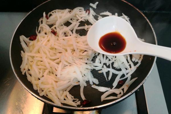 爆炒萝卜丝的做法图解12