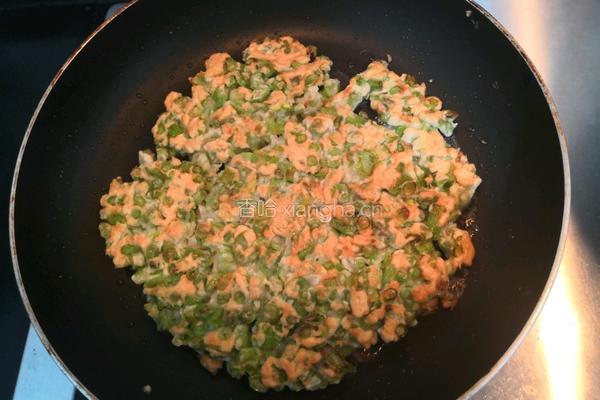 香脆豆角蛋饼的做法图解14