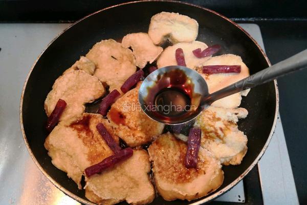 腊味菌菇素鸡的做法图解13