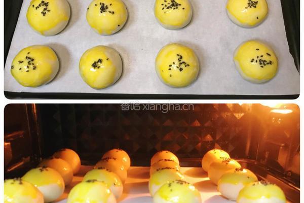 莲蓉蛋黄酥的做法图解17