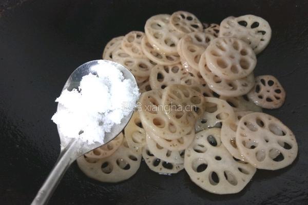 莲藕炒肉片的做法图解6