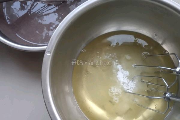 黑米戚风蛋糕的做法图解4