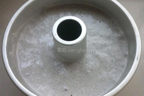 黑米戚风蛋糕的做法图解8