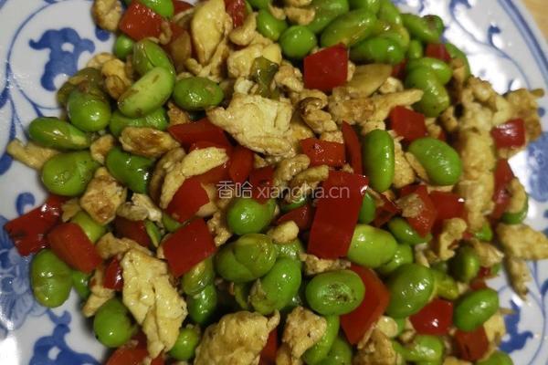 毛豆炒蛋的做法图解6