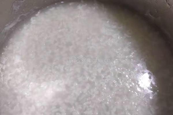 青菜瘦肉粥的做法图解1