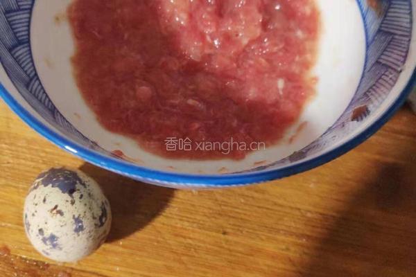 青菜瘦肉粥的做法图解2