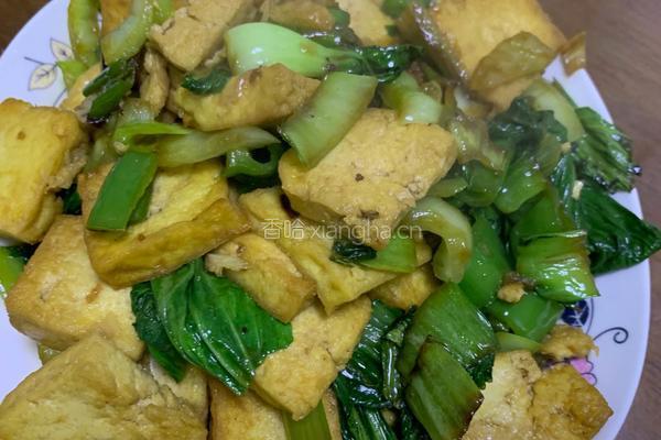 白菜炒豆腐的做法图解7