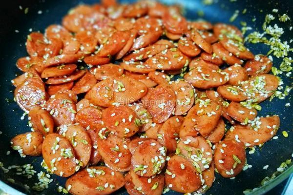 香辣孜然火腿的做法图解6