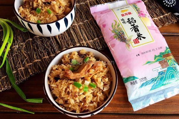 杏鲍菇排骨焖饭的做法图解11