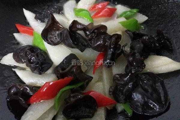 清炒山药木耳的做法图解7