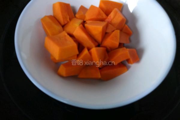 南瓜糯米糕的做法图解1