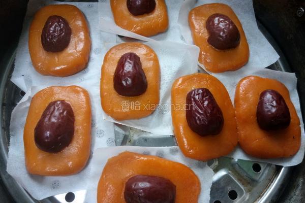 南瓜糯米糕的做法图解7