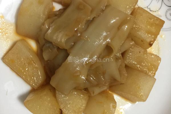 白玉焖面的做法图解8
