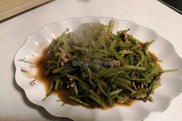 芹菜炒肉的做法图解6
