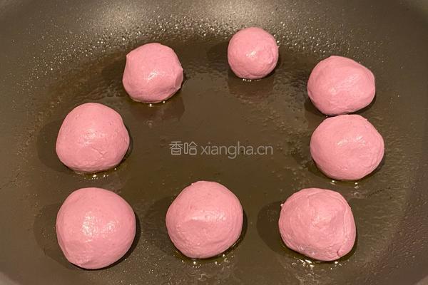 冬日暖阳（鲜石榴汁糯米糍粑)的做法图解8