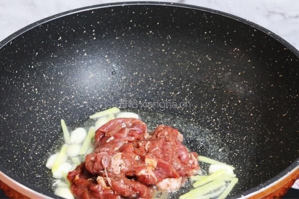 葱爆牛肉片的做法图解5