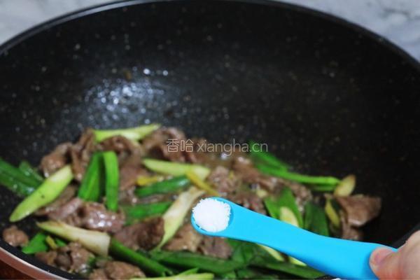 葱爆牛肉片的做法图解7