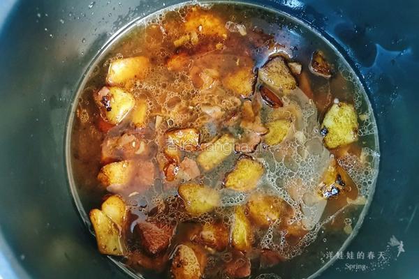 土豆火腿电饭煲焖饭的做法图解13