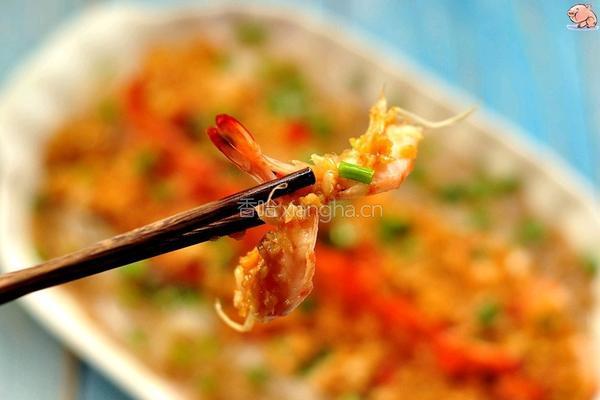 蒜蓉粉丝开背虾 的做法图解11