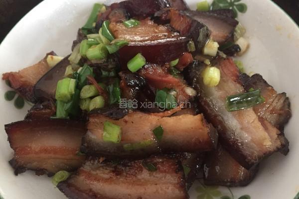 炒腊肉的做法图解4