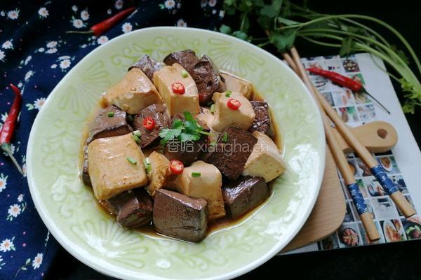 鸭血烧豆腐