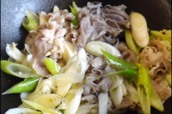 葱爆羊肉卷的做法图解7