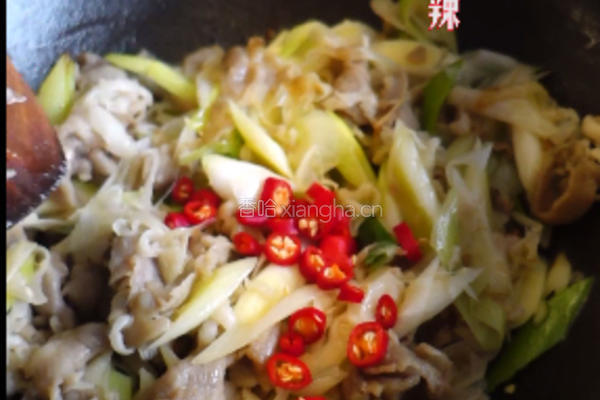 葱爆羊肉卷的做法图解8