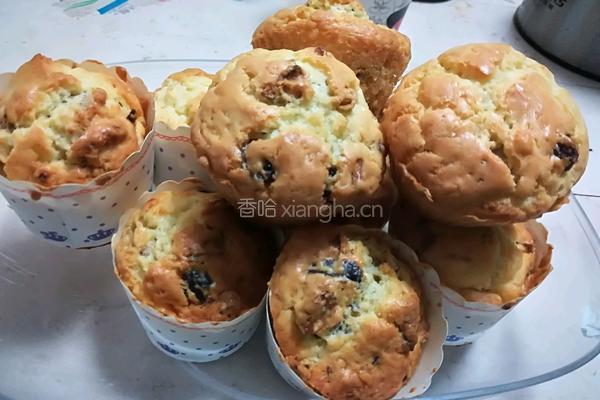 红枣蔓越莓玛芬蛋糕