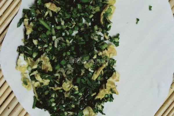 虾米鸡蛋韭菜盒子的做法图解14