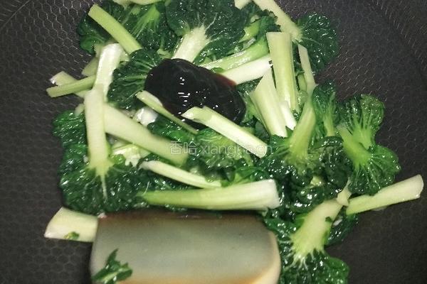 海米炒塔菜的做法图解8