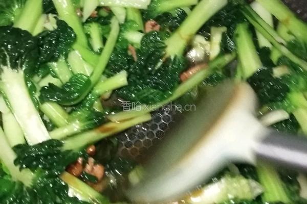 海米炒塔菜的做法图解9