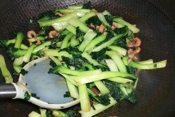 海米炒塔菜的做法图解13