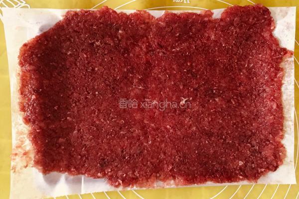 蜜汁猪肉脯的做法图解5