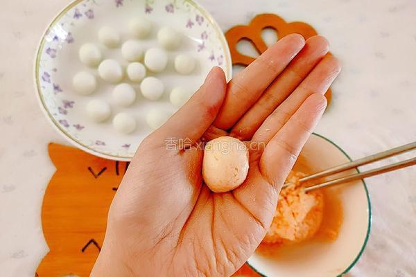 彩色汤圆的做法图解16