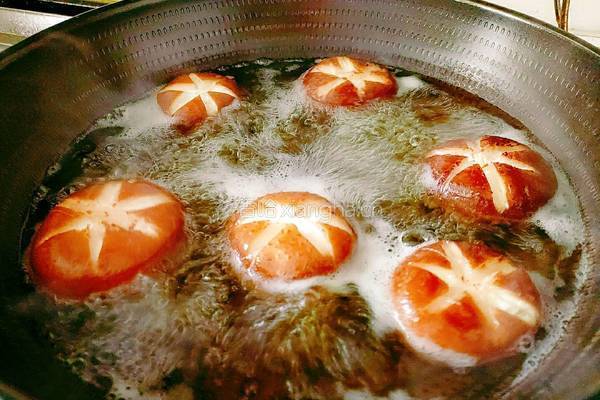 香菇油菜的做法图解9