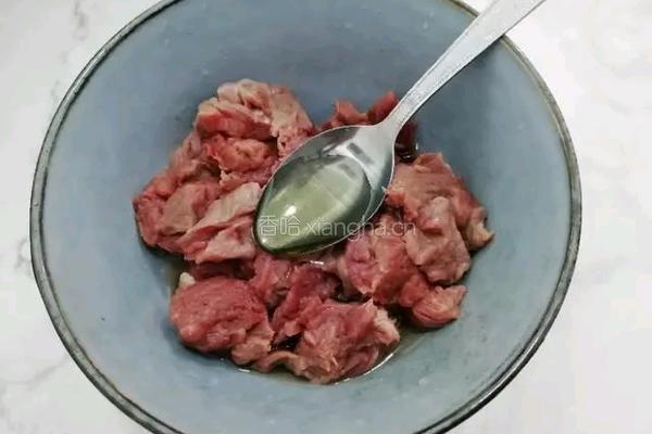 孜然牛肉的做法图解4