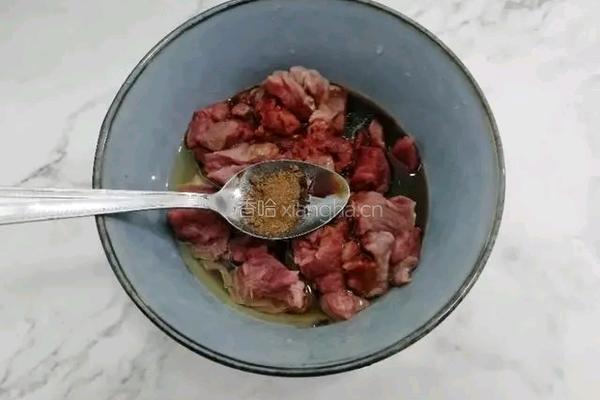 孜然牛肉的做法图解6